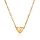 Heart Initial Necklace ELSSIZ