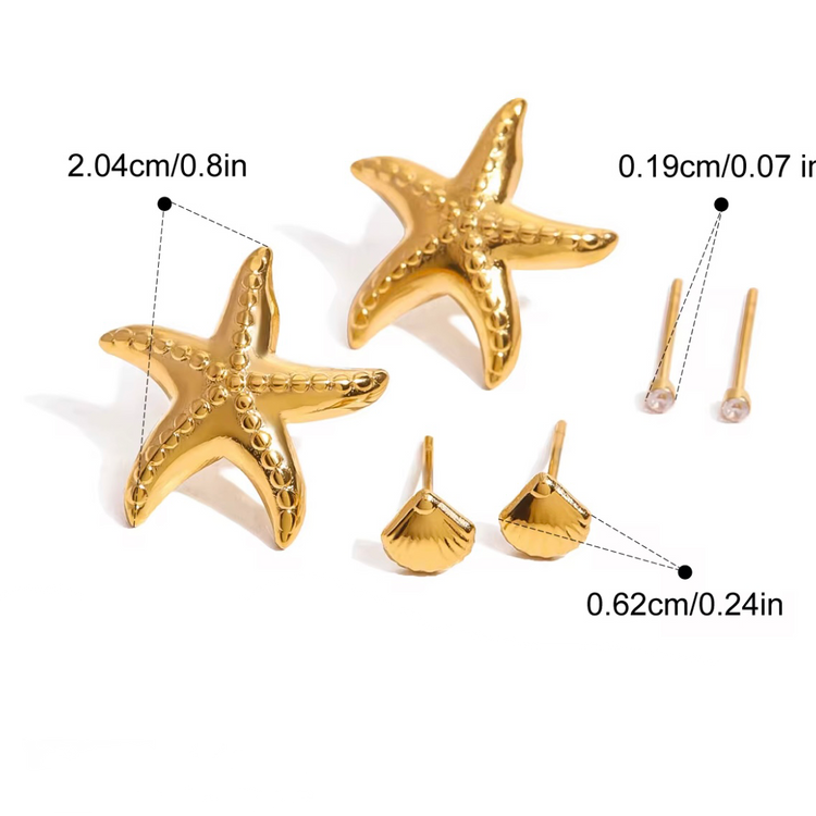 Under the Sea Stud Earrings ELSSIZ