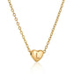 Heart Initial Necklace ELSSIZ