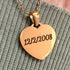 Gold Heart Blank Pendant ELSSIZ