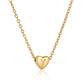 Heart Initial Necklace ELSSIZ