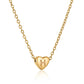 Heart Initial Necklace ELSSIZ