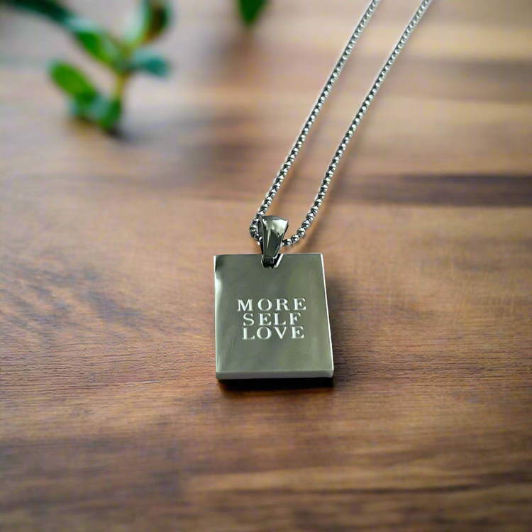 MORE SELF LOVE Affirmation Necklace ELSSIZ