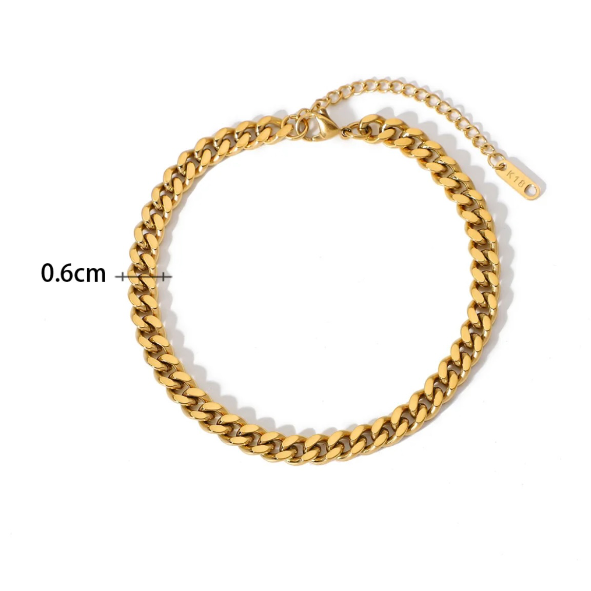 Cuban Link Anklet ELSSIZ