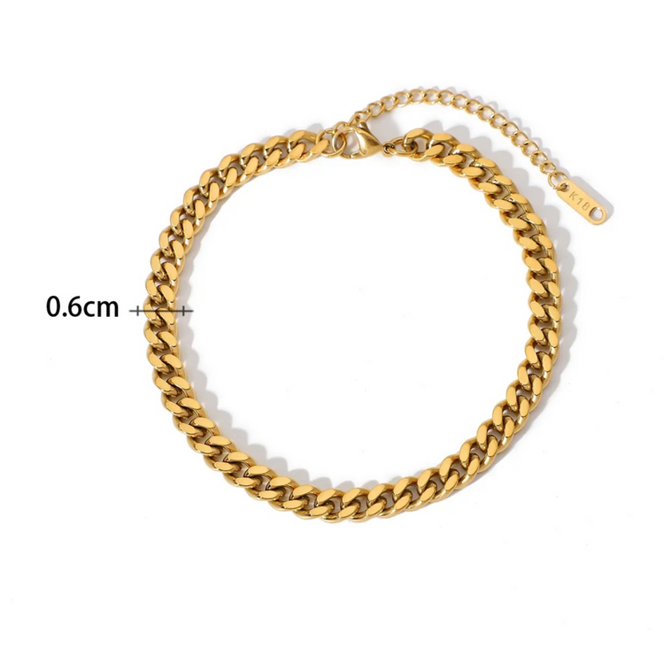 Cuban Link Anklet ELSSIZ