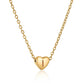 Heart Initial Necklace ELSSIZ