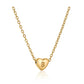 Heart Initial Necklace ELSSIZ
