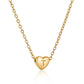 Heart Initial Necklace ELSSIZ