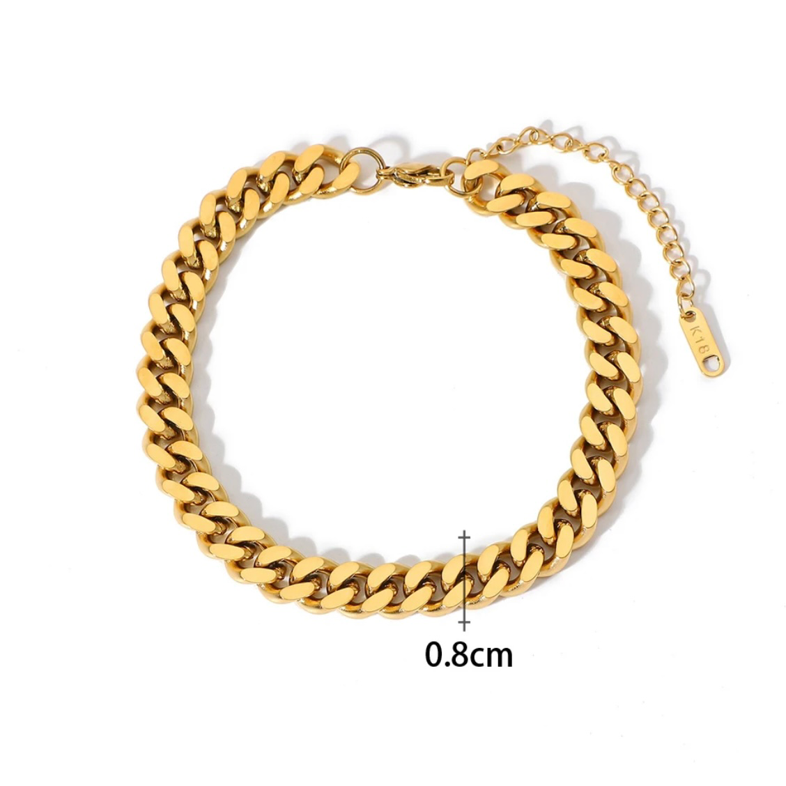 Cuban Link Anklet ELSSIZ