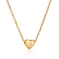 Heart Initial Necklace ELSSIZ