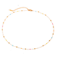 Add a pop of color to your summer look with our super dainty Colorful Enamel Small Beads Chain! Not only does it scream summer, but it&