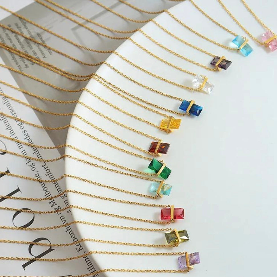 Birthstone Necklace ELSSIZ