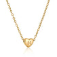 Heart Initial Necklace ELSSIZ