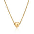 Heart Initial Necklace ELSSIZ