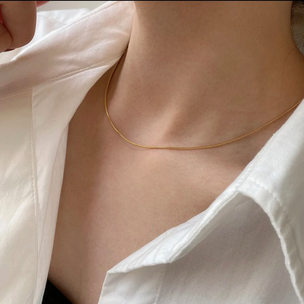 Round Snake Necklace ELSSIZ