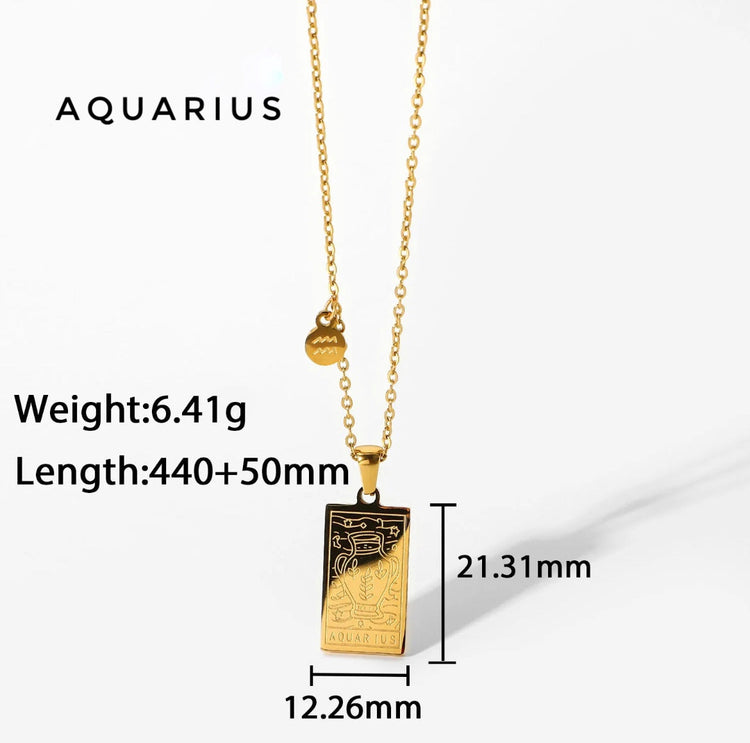 Zodiac Reversible Necklaces ELSSIZ