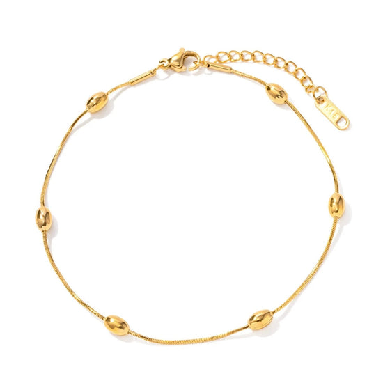 Oval Beads Anklet Bracelet ELSSIZ