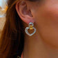 Zoey Heart Earrings ELSSIZ