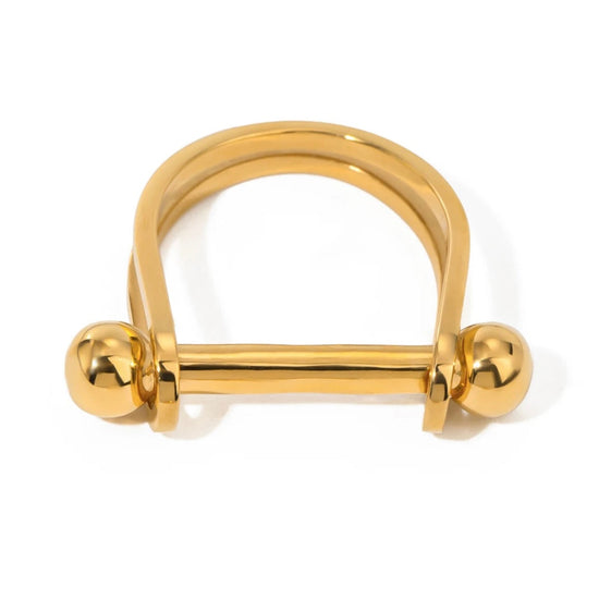 Gold Bar Ring ELSSIZ