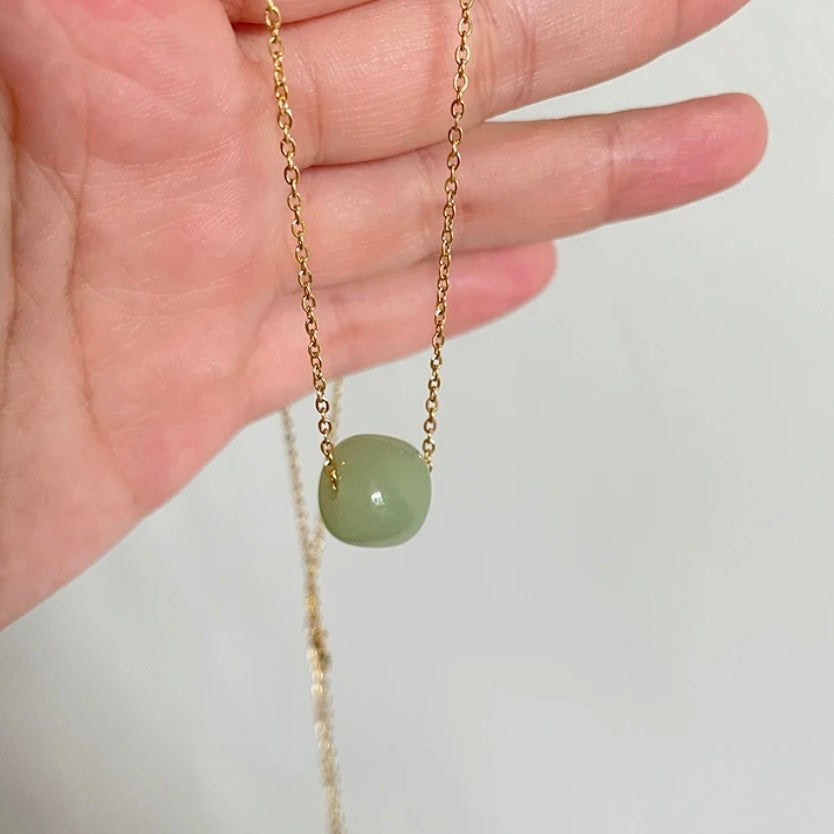 Ariana Jade Pendant Necklace ELSSIZ
