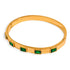 Abby Green Zircon Bangle Bracelet ELSSIZ
