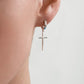 Cross Mini Hoop Earrings ELSSIZ