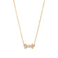 Bow Rhinestone Necklace ELSSIZ