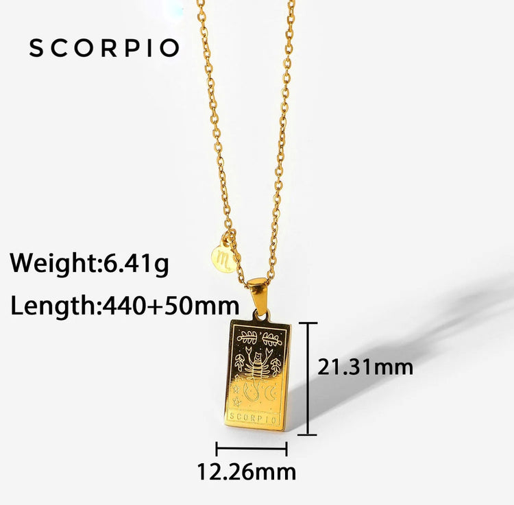 Zodiac Reversible Necklaces ELSSIZ