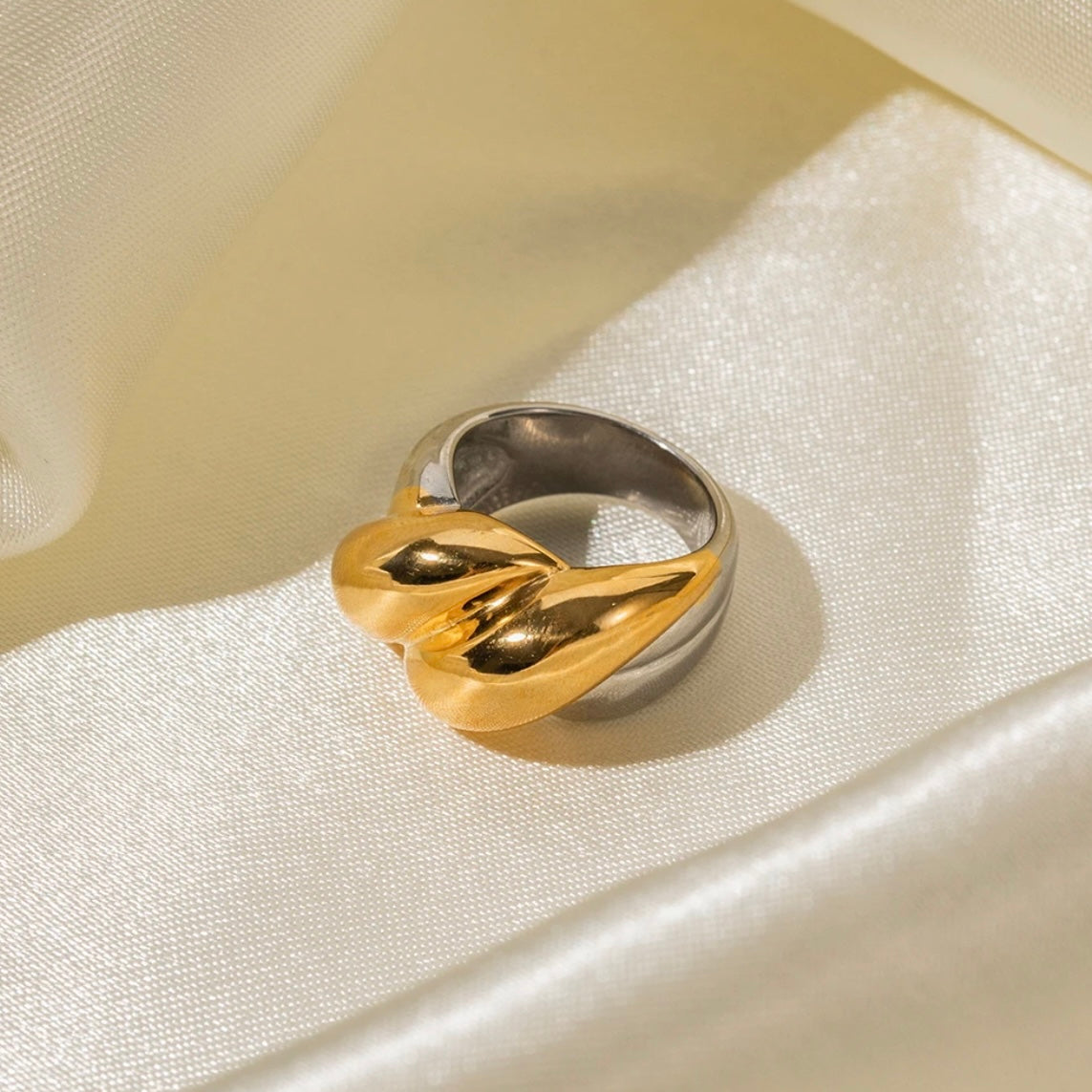 Dual Color Chunky Ring ELSSIZ