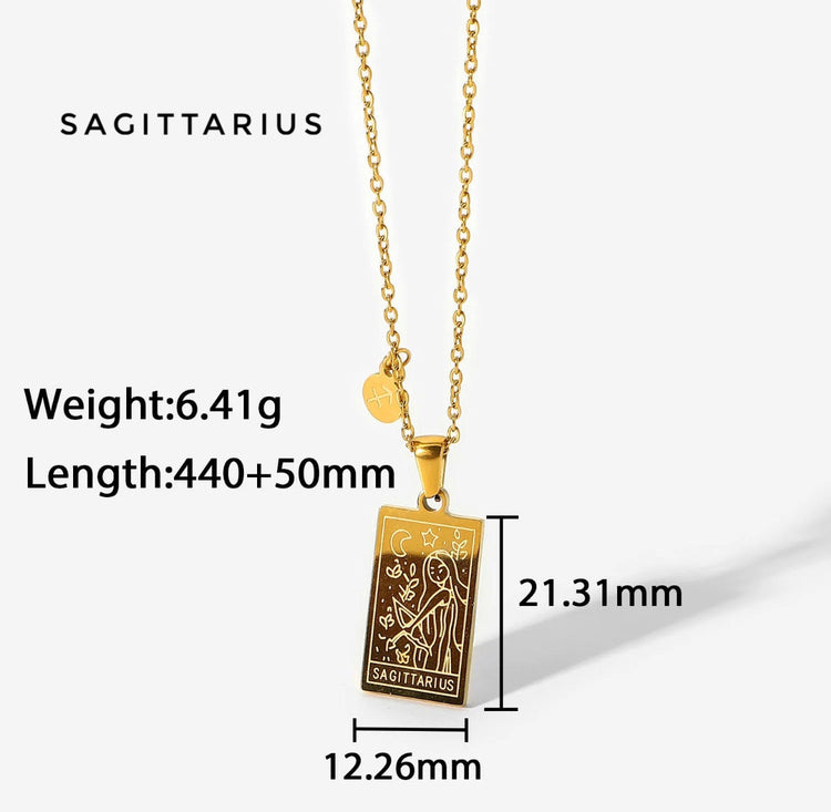 Zodiac Reversible Necklaces ELSSIZ