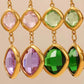 Amalfi Czech Crystals Drop Earrings ELSSIZ