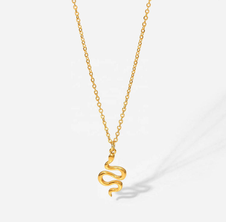 Snake Pendant Necklace ELSSIZ
