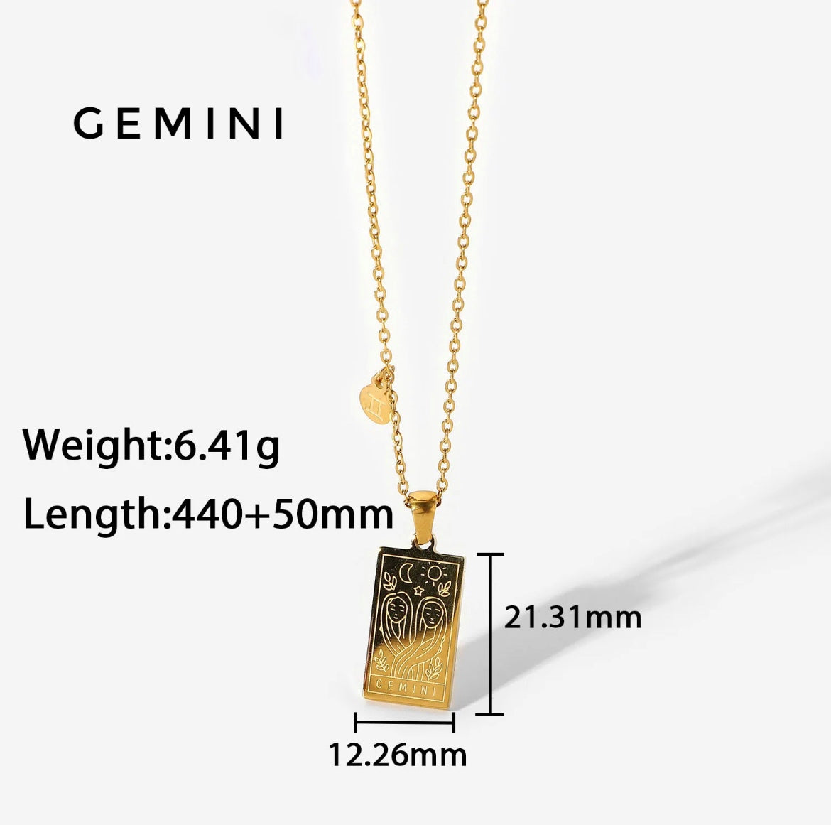 Zodiac Reversible Necklaces ELSSIZ