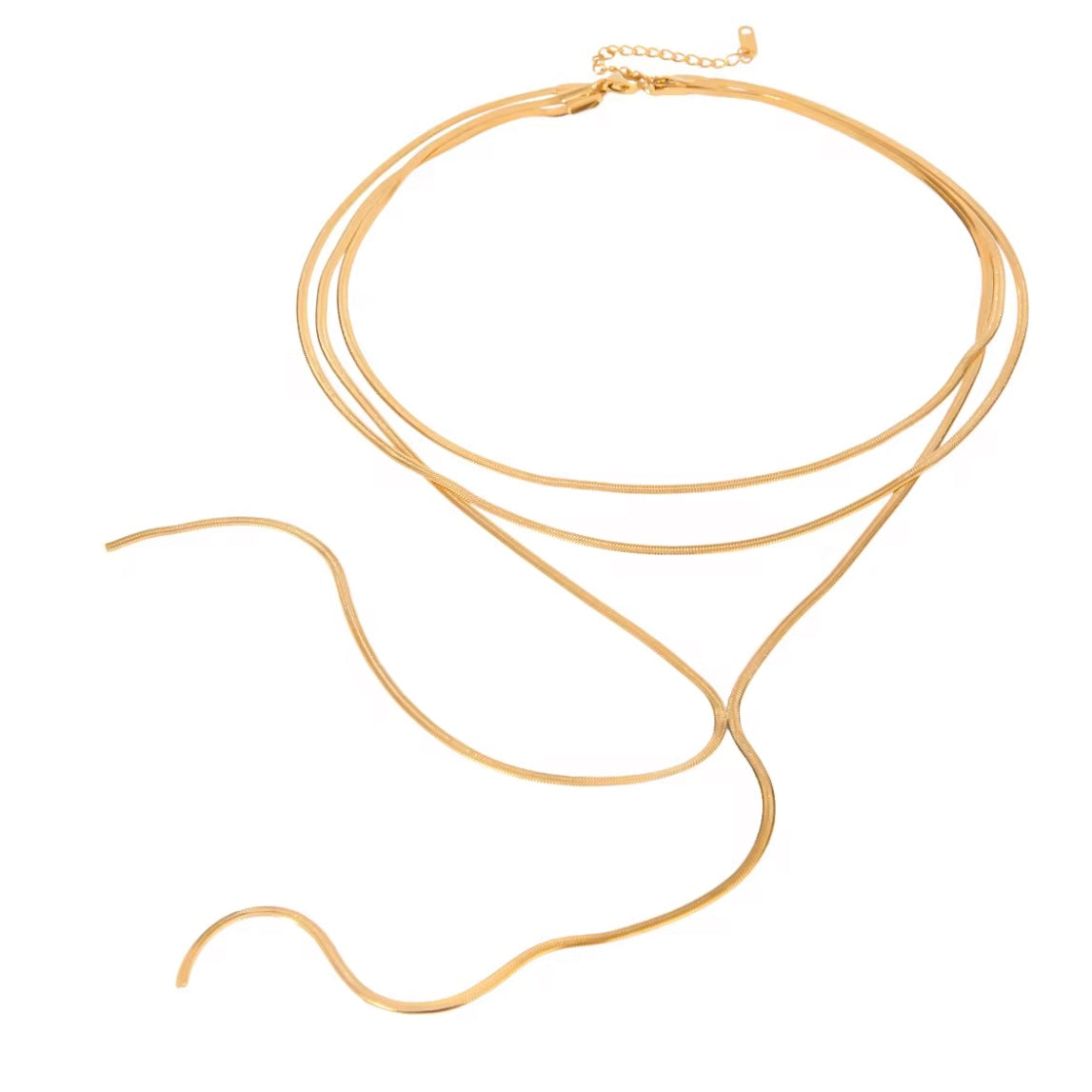 Lonni Y Snake Necklace ELSSIZ