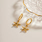 Starfish Huggies Earrings ELSSIZ