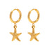 Starfish Huggies Earrings ELSSIZ