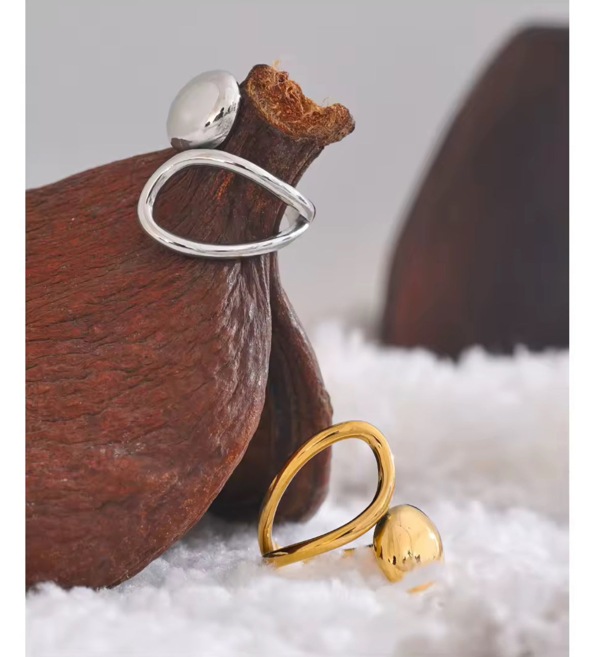 Experience the art of modern luxury with our Galiya Open Ring. The abstract open design creates a sophisticated and exclusive statement piece, sure to start conversations. Elevate your style and be the center of attention with this uniquely elegant ring.

Fits SIZE - 6/7/8 Adjustable

Stainless Steel 18K Gold PVD Plated - Made to last!

Hypoallergenic, Tarnish free 