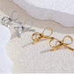 Bow Snake Link Earrings ELSSIZ