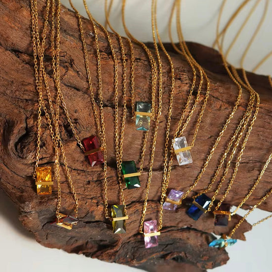 Birthstone Necklace ELSSIZ