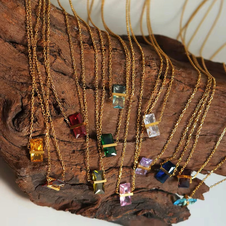 Birthstone Necklace ELSSIZ