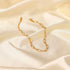 Paperclip Gold Non Tarnish Anklet ELSSIZ