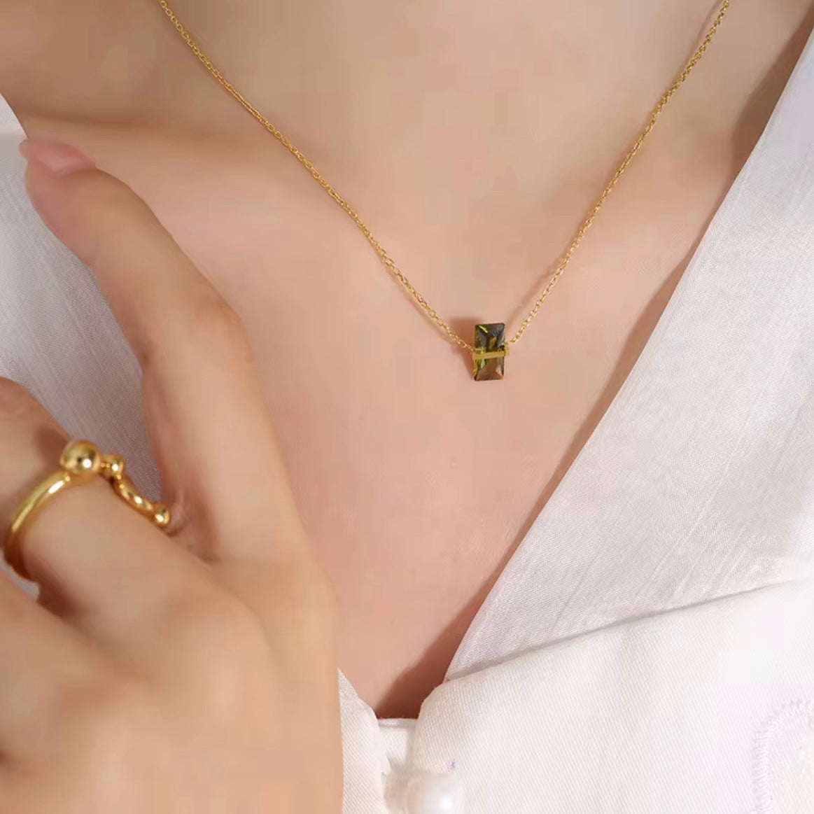 Birthstone Necklace ELSSIZ