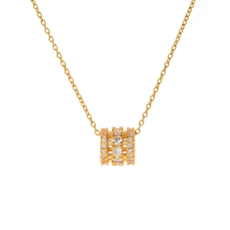 Bella Rhinestone Necklace Simple luxurious design
