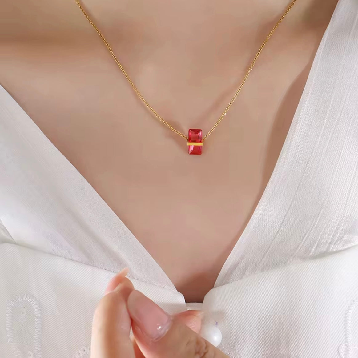 Birthstone Necklace ELSSIZ