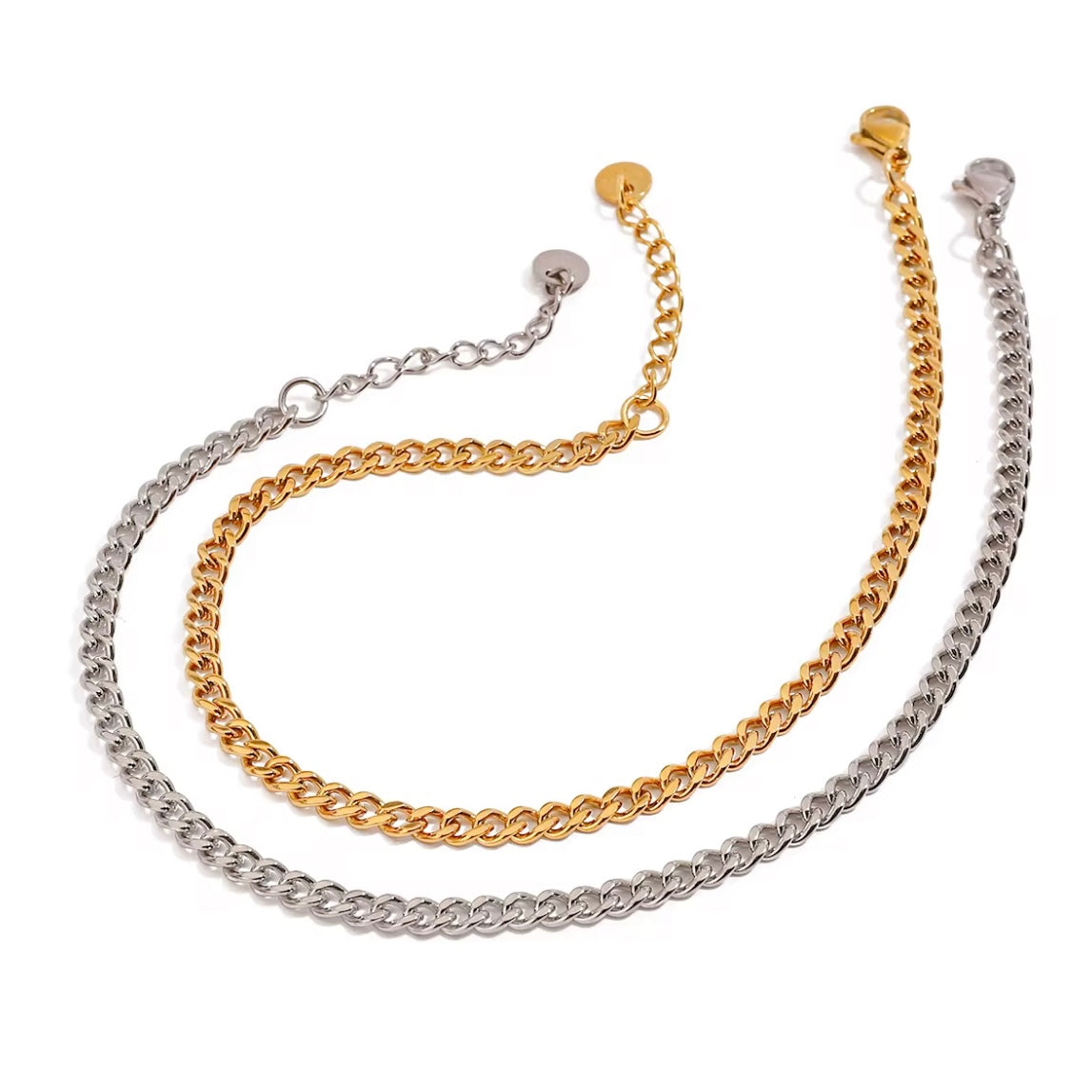 Gold or Silver Non Tarnish Anklet by ELSSIZ