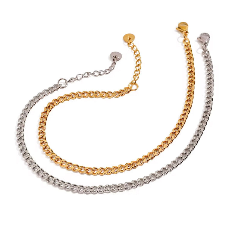 Gold or Silver Non Tarnish Anklet by ELSSIZ