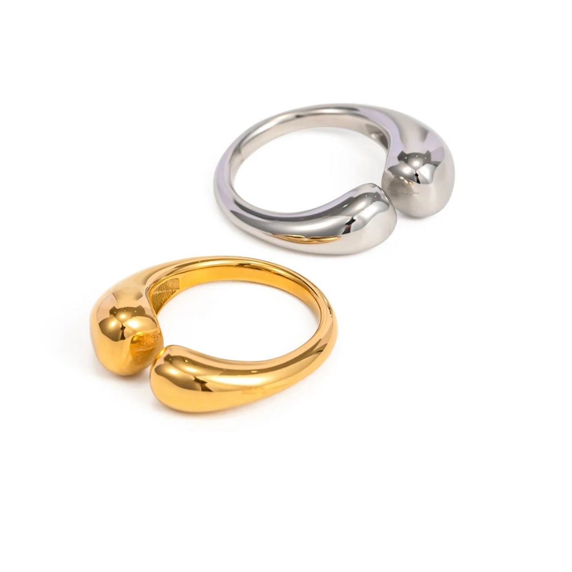 non tarnish rings gold and silver ELSSIZ