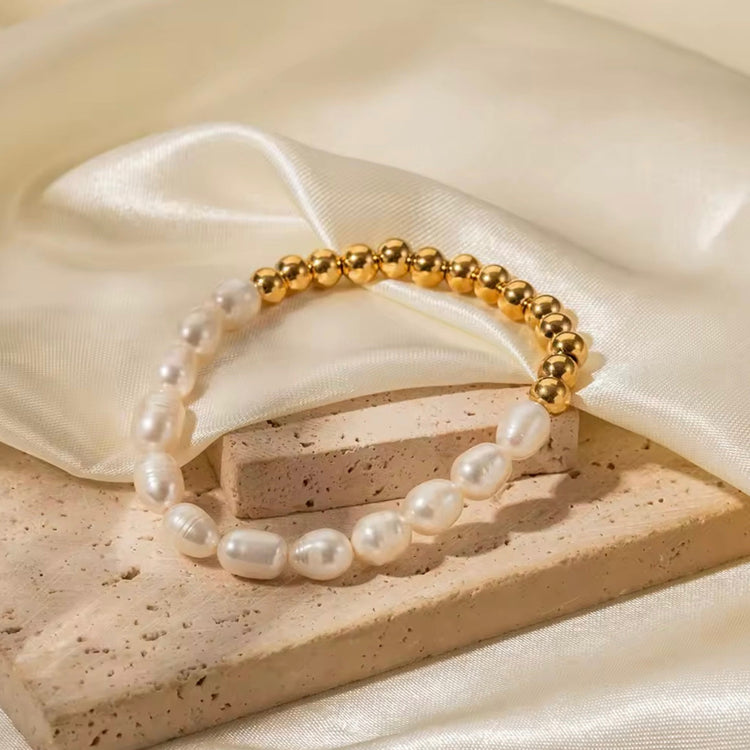 Pearls & Beads Stretch Bracelet ELSSIZ