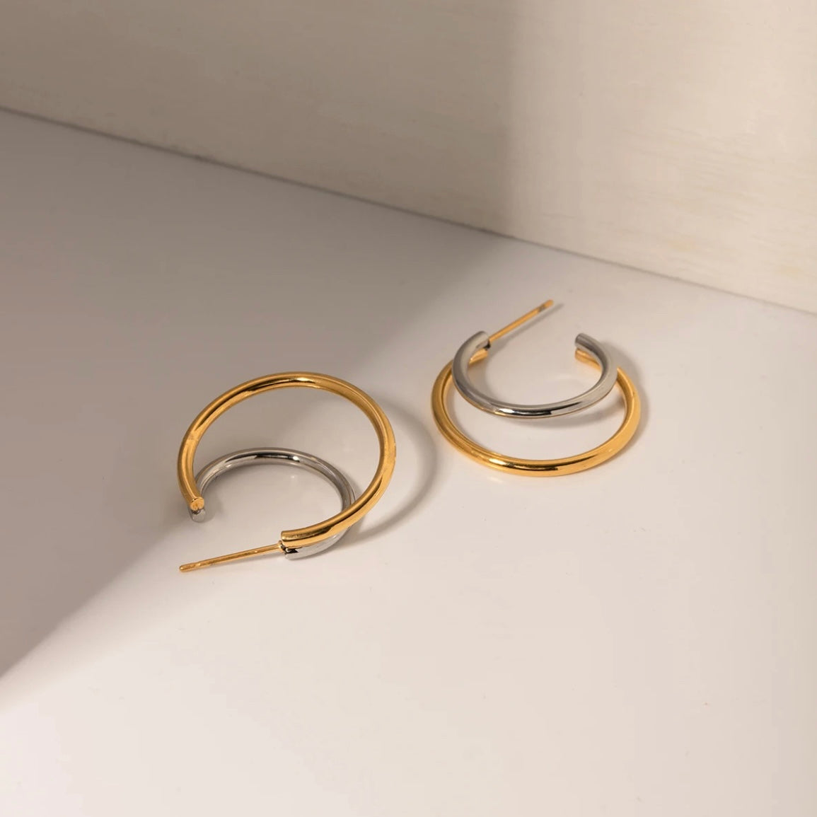 Double Hoop Harmony Earrings ELSSIZ