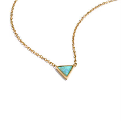 Triangle Opal Necklace ELSSIZ